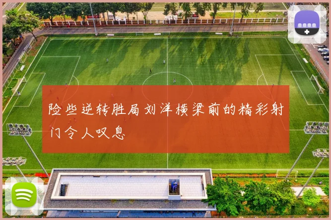 险些逆转胜局刘洋横梁前的精彩射门令人叹息